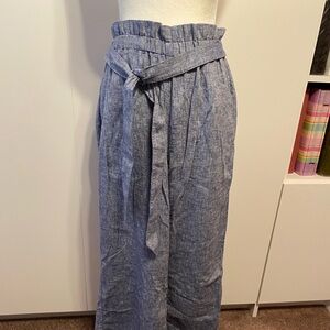 Express | Extreme High Rise Paperbag Wide Leg Trousers Size Medium